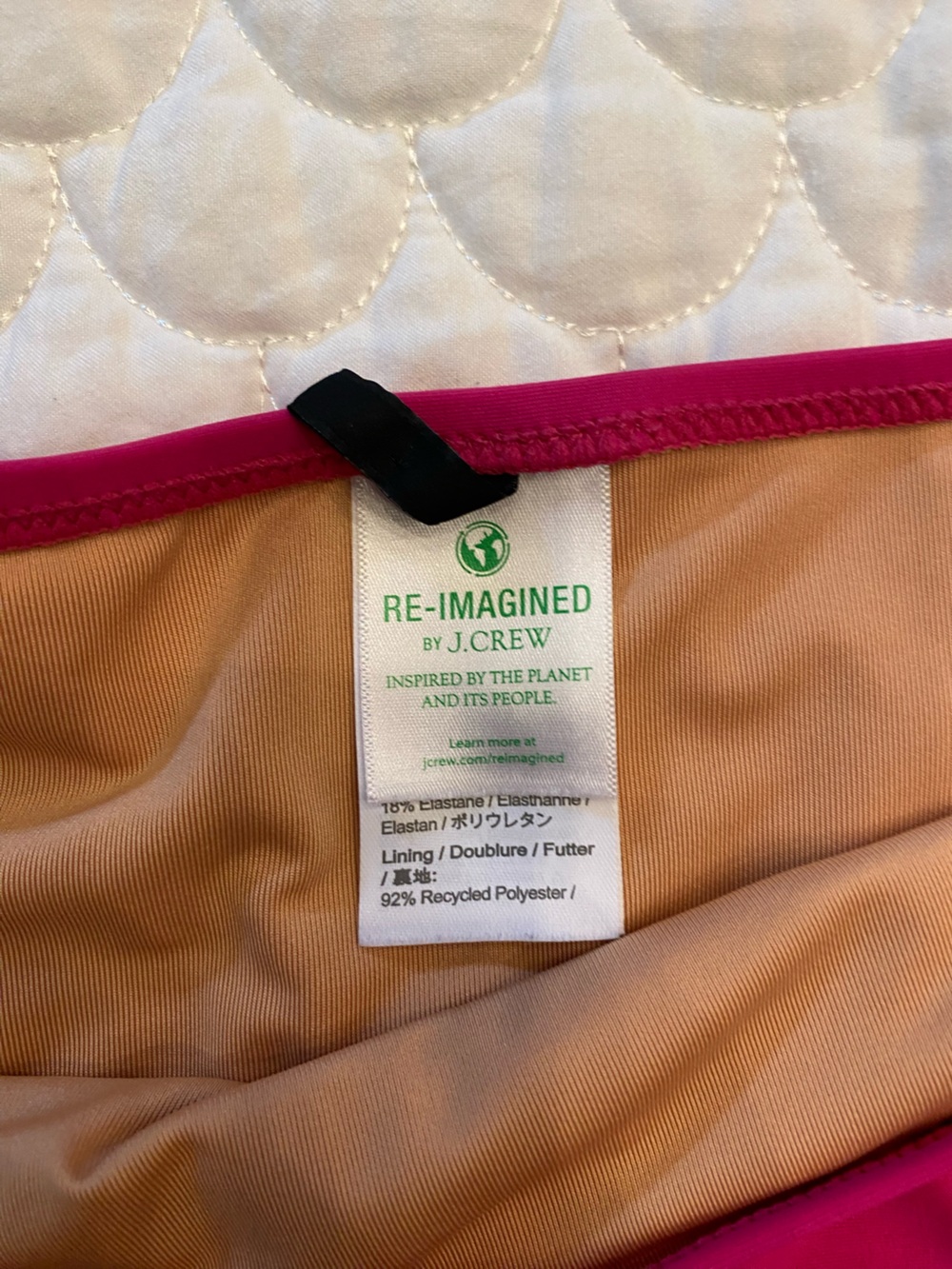 J Crew Hot Pink Bikini Bottoms XL - Picture 3 of 6